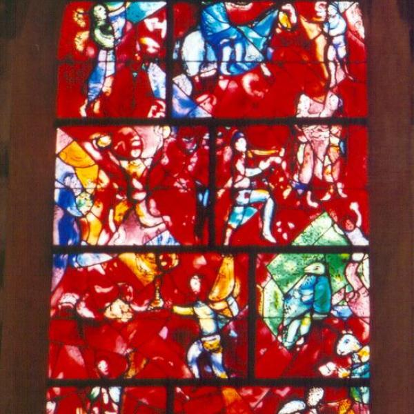 A Painted Glass Window in Chichester Cathedral