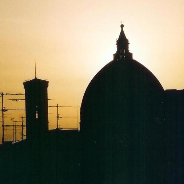Silhouette of the Florence Duomo at Sunset