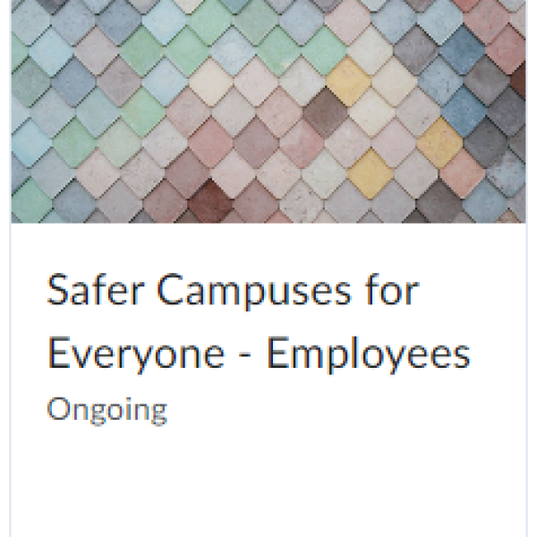 Safer Campuses for Everyone - Employees VIULearn