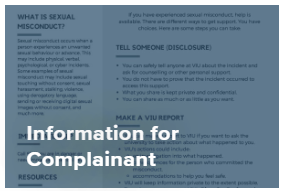 Information for Complainant