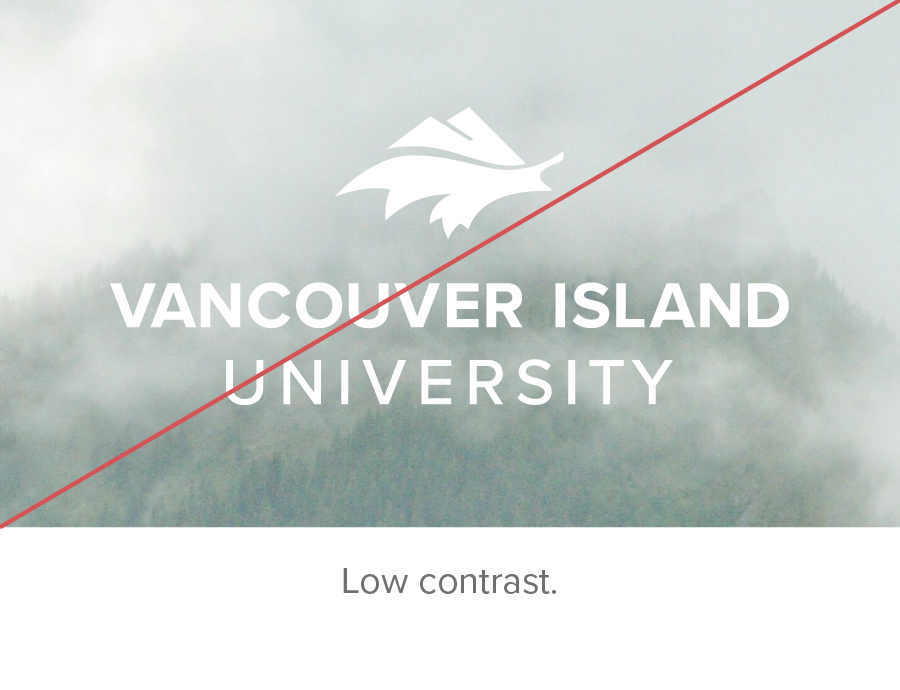 white VIU logo over pale background