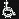 Handicapped washroom symbol