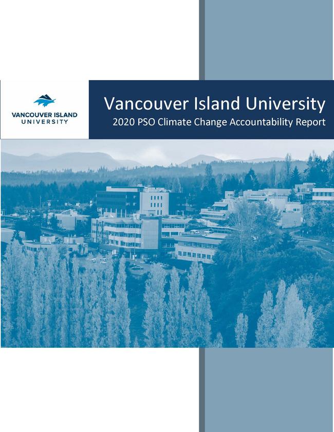 2020 PSO Climate Change Accountability Report Cover