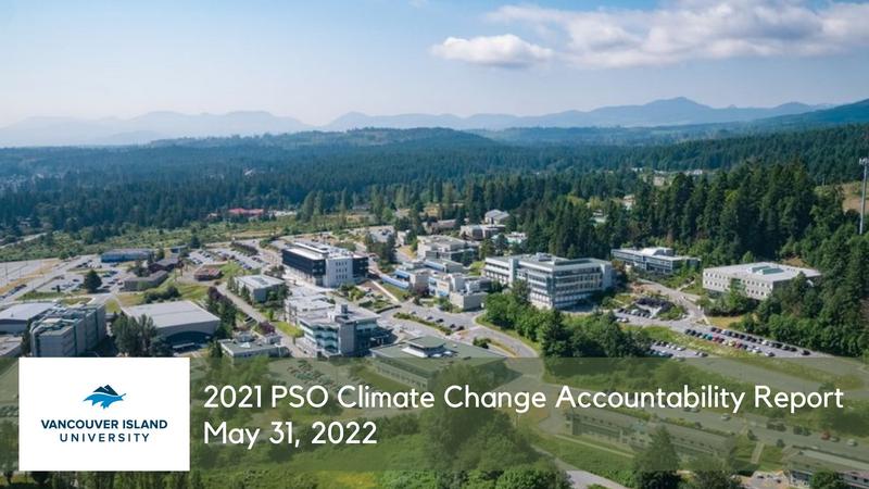 Cover picture of the 2021 Climate Change Accountability Report